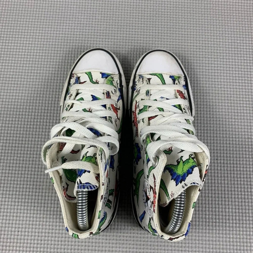 Converse Chuck Taylor All Star Dinosaur Sneaker 670349F Shoes Junior Size 2
